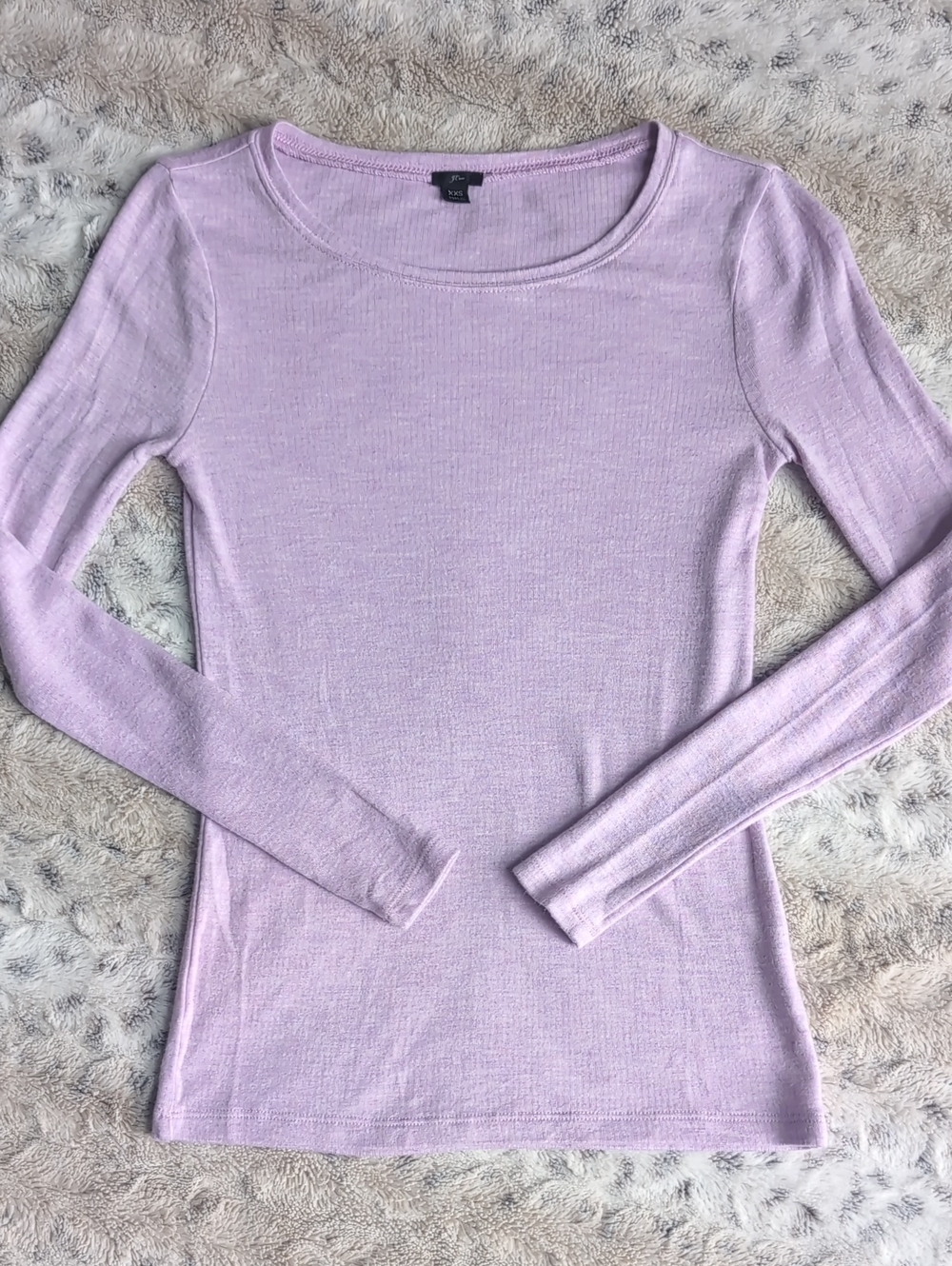 J. Crew Soft Ribbed Long Sleeve Top